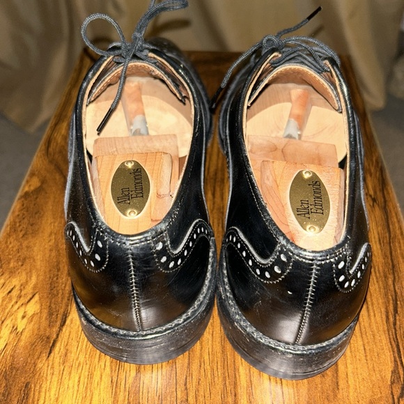 Men’s Allen Edmonds McClain Brogues Black Size 9D - Picture 5 of 9